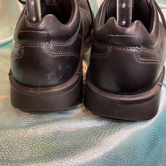 Ecco light shock point az 43‎ US10 black leather dress casual arch support comfy main image 6